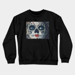 Suspicions Sugar Skull Girl Crewneck Sweatshirt